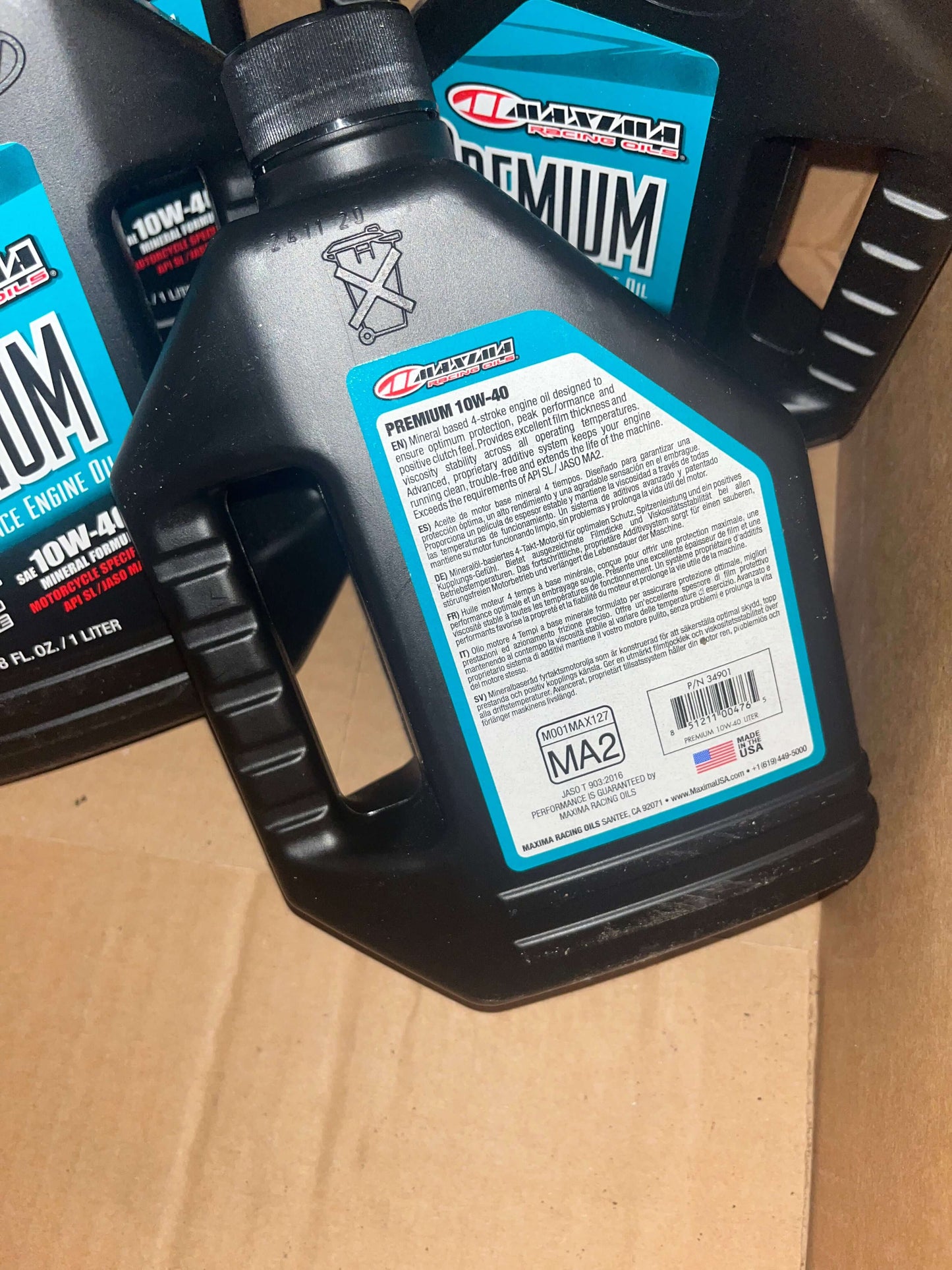 Maxima Premium 4 Stroke Motorcycle Engine Oil