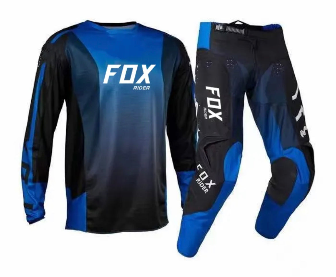 Enduro blue top and pants 