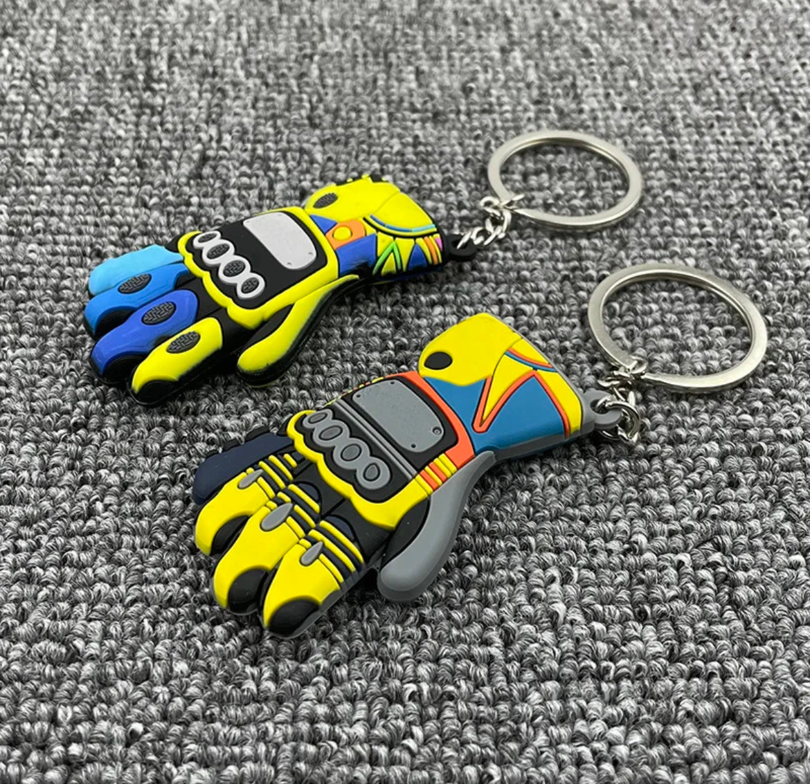 3D Rubber Keyring