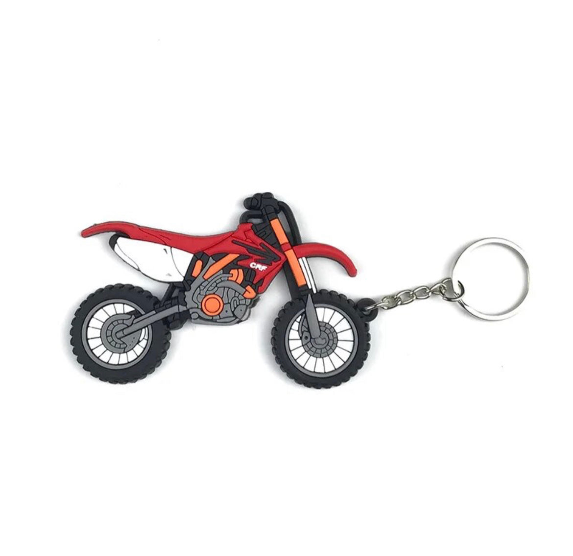 3D Motorcycle Rubber Keyring