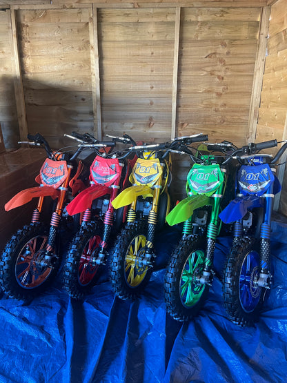 Children’s 49cc 2 stroke dirt bikes